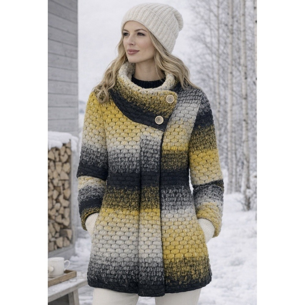 Chunky Knit Cardigan Sweater Coat
